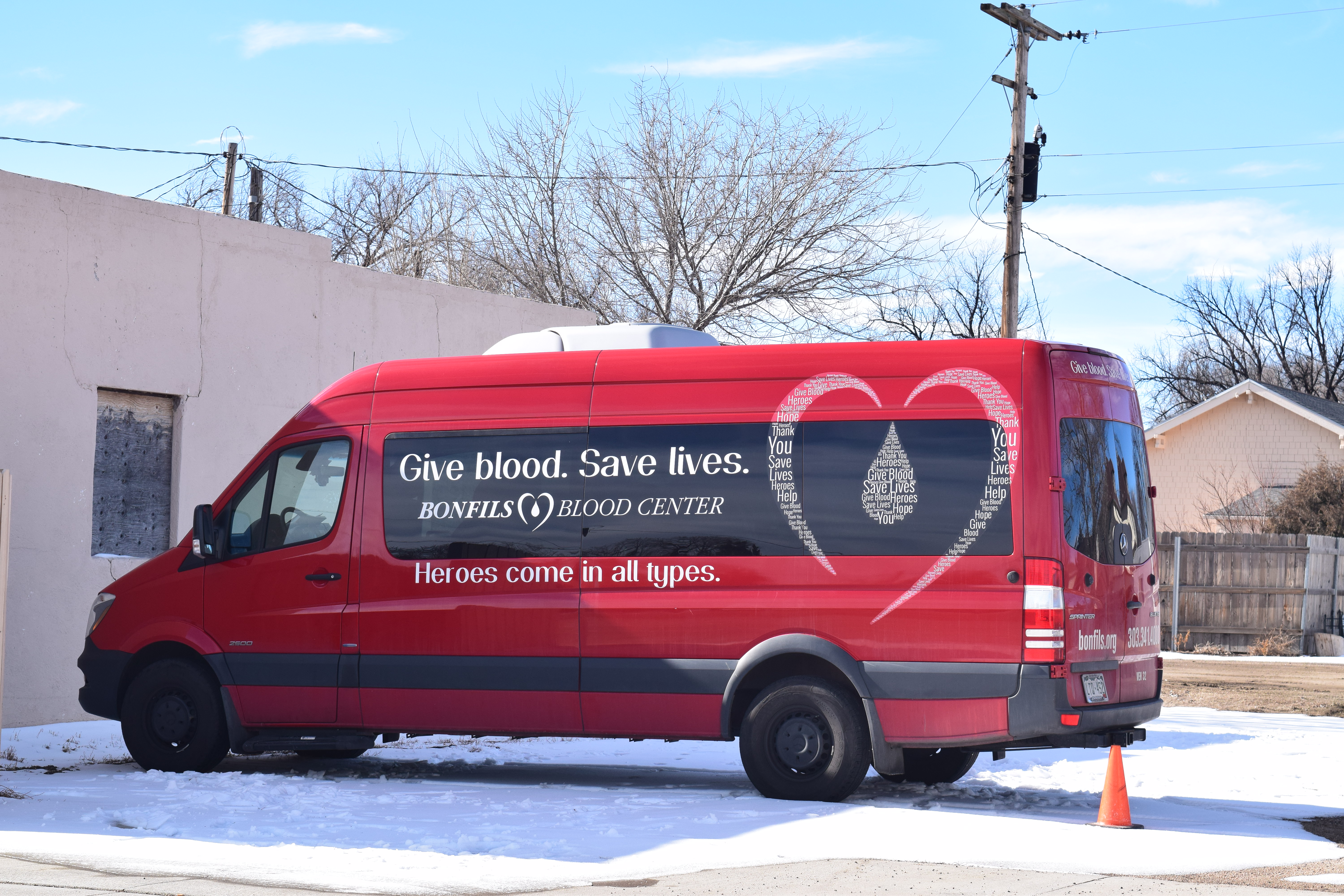 blood donation van